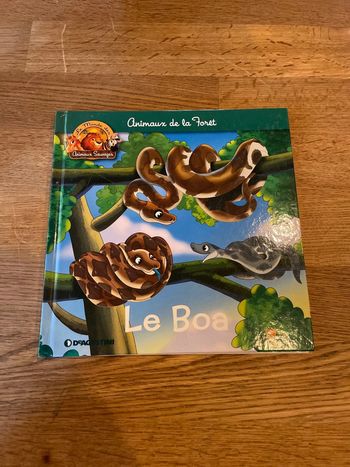 Livre Altaya Le monde des animaux Sauvages Animaux de la forêt Le boa