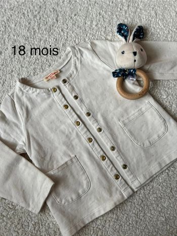 Gilet fille 18 mois
