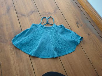 Débardeur dos nu croisé crochet ample large oversize 2 ans fille Vertbaudet