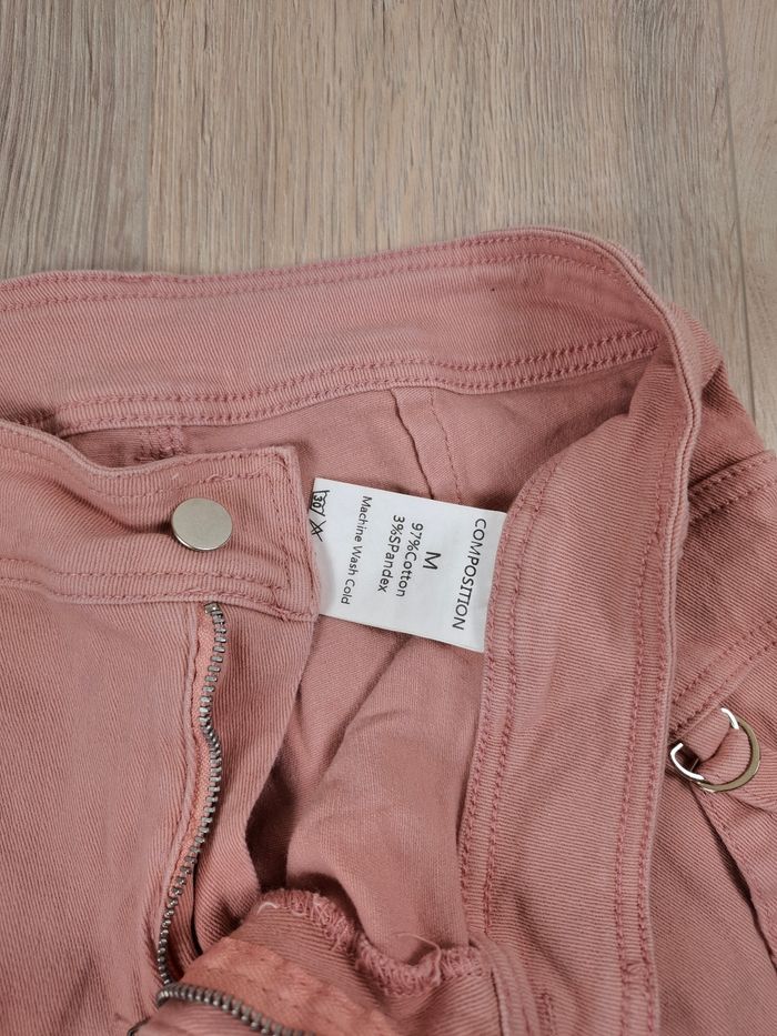 Short Femme – Cargo Rose – Taille M – Coton - photo numéro 3