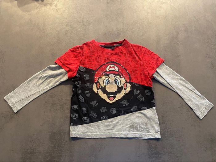 T-shirt longues manches Desigual Mario taille 5/6 ans