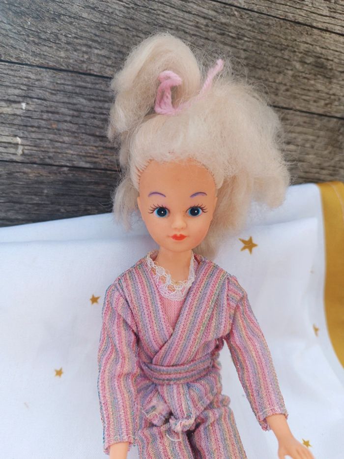 80 Poupée mannequin doll perle delavennat blonde blond hair botte doré - photo numéro 2