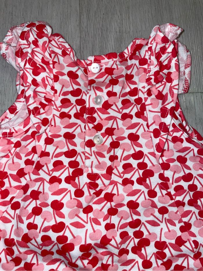 Ensemble bébé Robe cerise rouge Okaïdi, 3 mois - Comme neuf ! - photo numéro 6