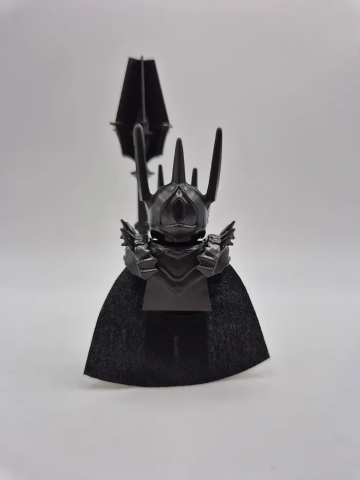 Figurine type lego Sauron avec l'anneau seigneur des anneaux / hobbit - photo numéro 4