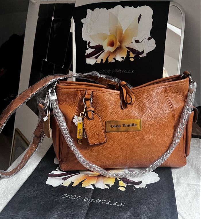Sac créatrice Coco Vanille cuir 👜 - photo numéro 8