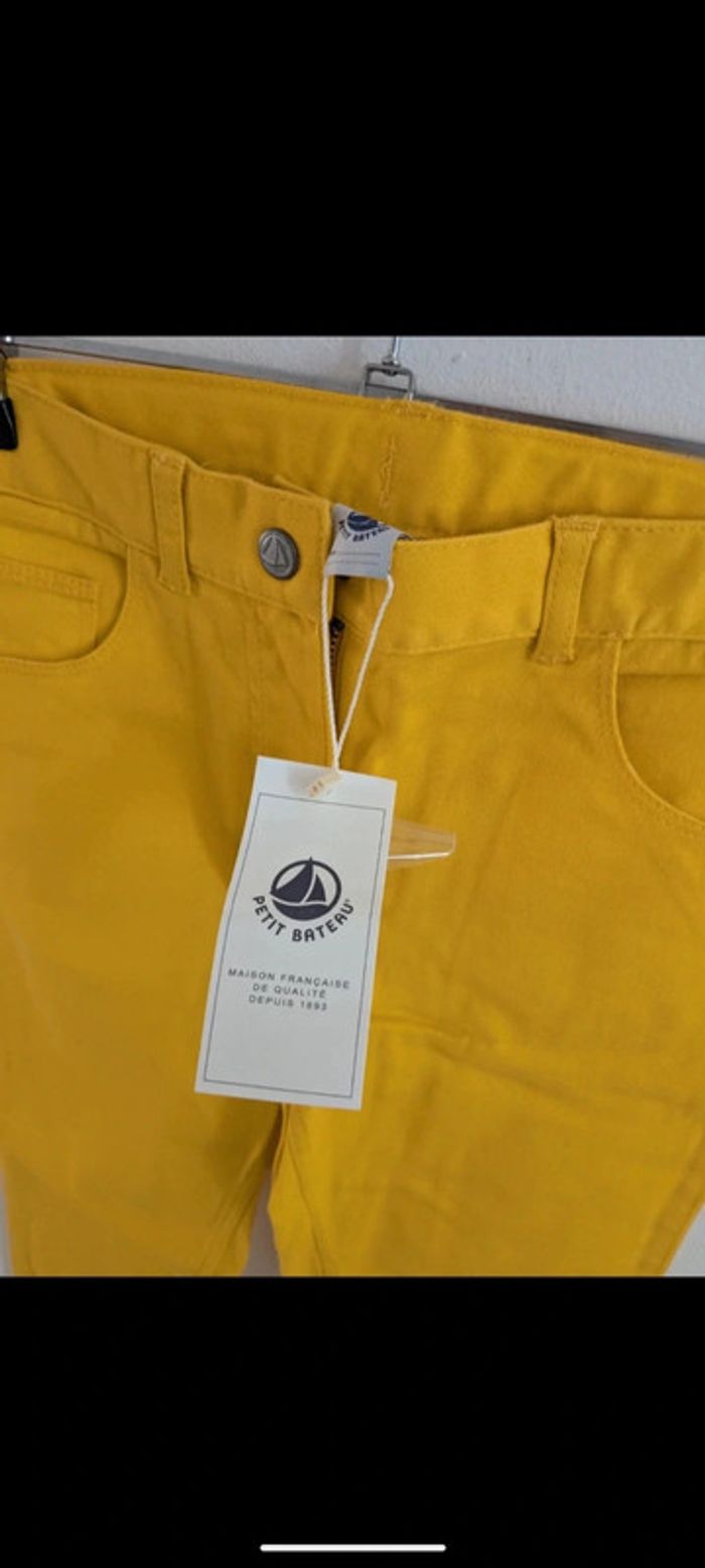 Jean jaune petit bateau 8 ans garçon - photo numéro 2