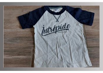 Tee shirt petit bateau manches courtes 5 ans