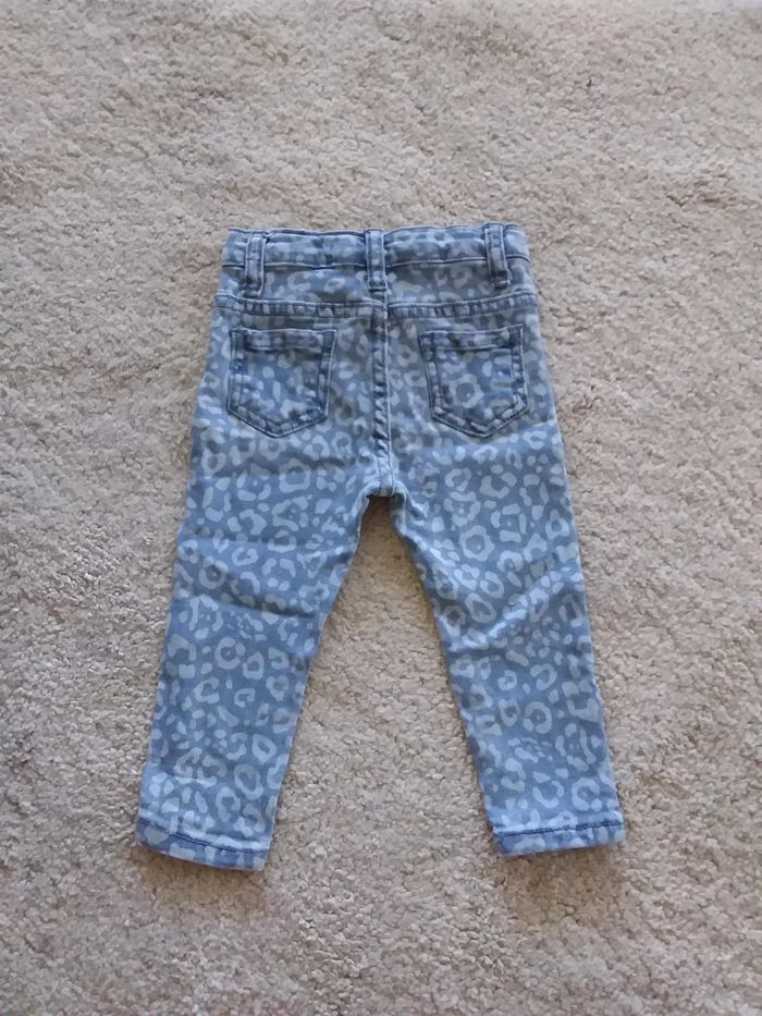 Jean bleu léopard 9 mois - photo numéro 2