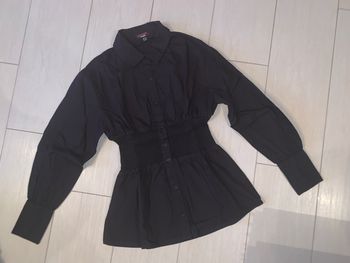Jennyfer chemise cintrée noire XS