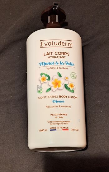 Evoluderm lait corps monoï