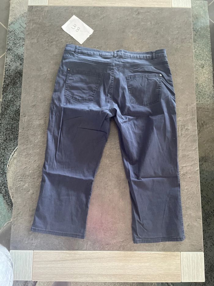 Pantacourt camaïeu bleu - photo numéro 2