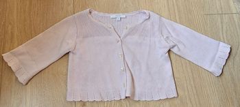 Gilet rose "Jacadi" 6M