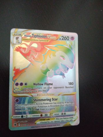 Hisuian Typhlosion Vstar arc en cielr