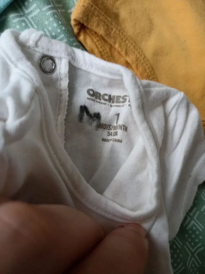 Lot 3 body manche courte 1 mois - photo numéro 8