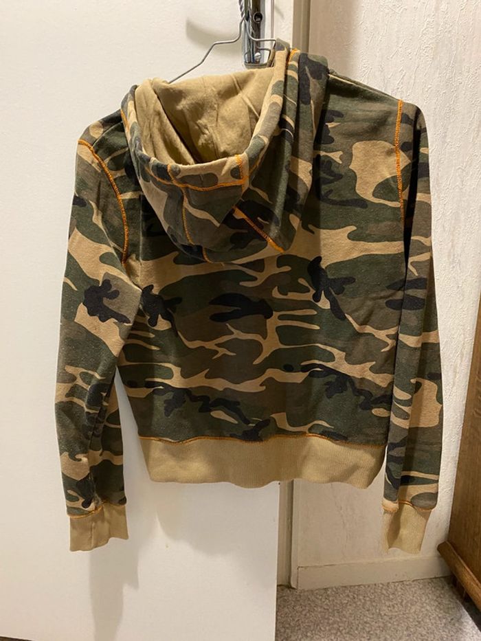 Gilet sweat a capuche camouflage - photo numéro 2