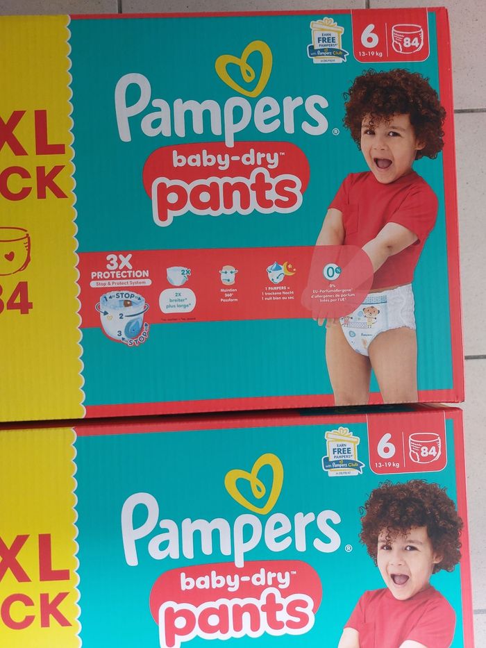 Couche pampers taille 6 - photo numéro 2