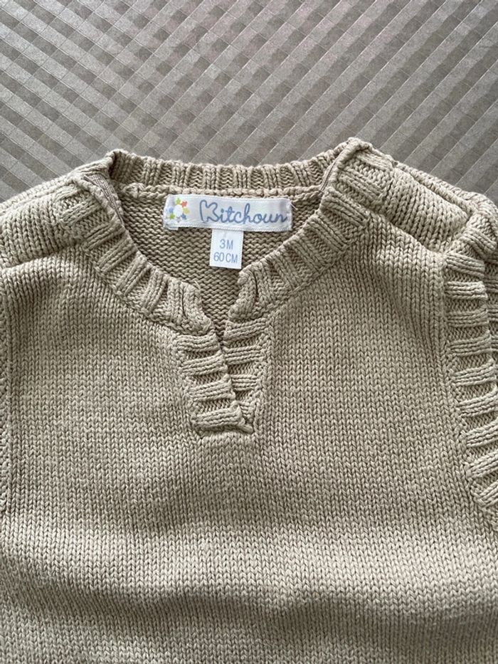 Pull sans manche 3 mois - photo numéro 3