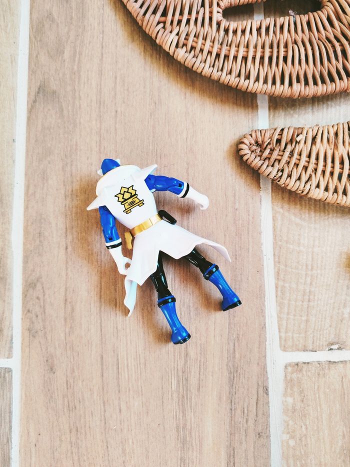 🙅 Power rangers Super Samurai figurine du ranger bleu Bandai - photo numéro 3