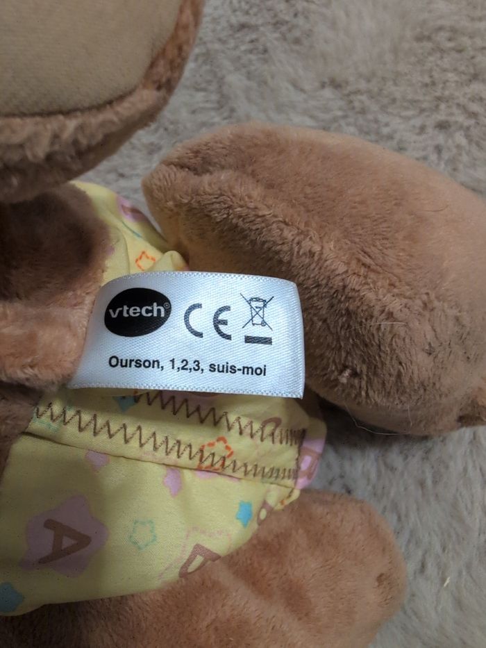 🐻 Ourson VTech 1,2,3 Suis-moi – jouet d’éveil interactif - bon état - photo numéro 6