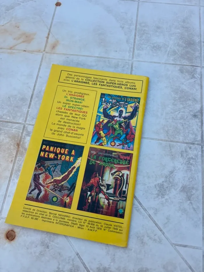 Nova n°7 – Éditions Lug 1978 – BD Marvel vintage + Spider-Man - photo numéro 4