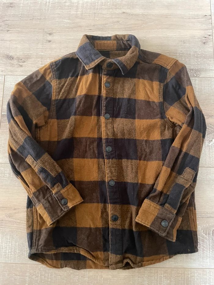 Chemise à carreaux chaude Vertbaudet 6 ans