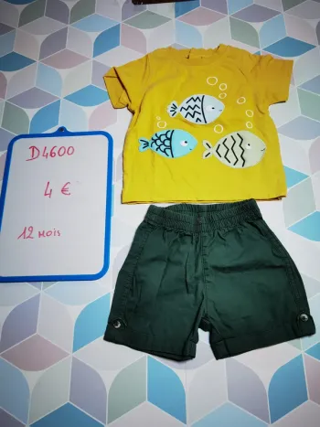 D4600 - ensemble garçon 12 mois