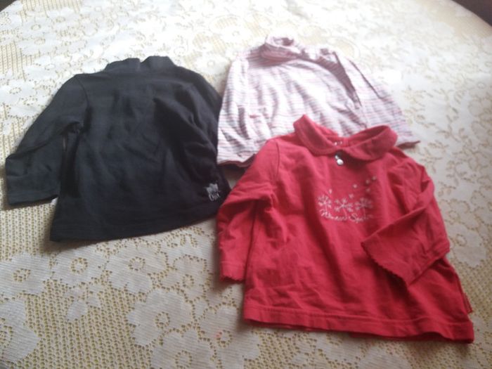 3 tuniques 9 mois