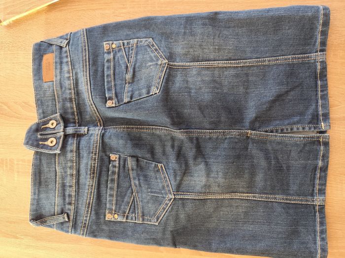 Jupe en jean avec bretelles amovibles 36 - photo numéro 2