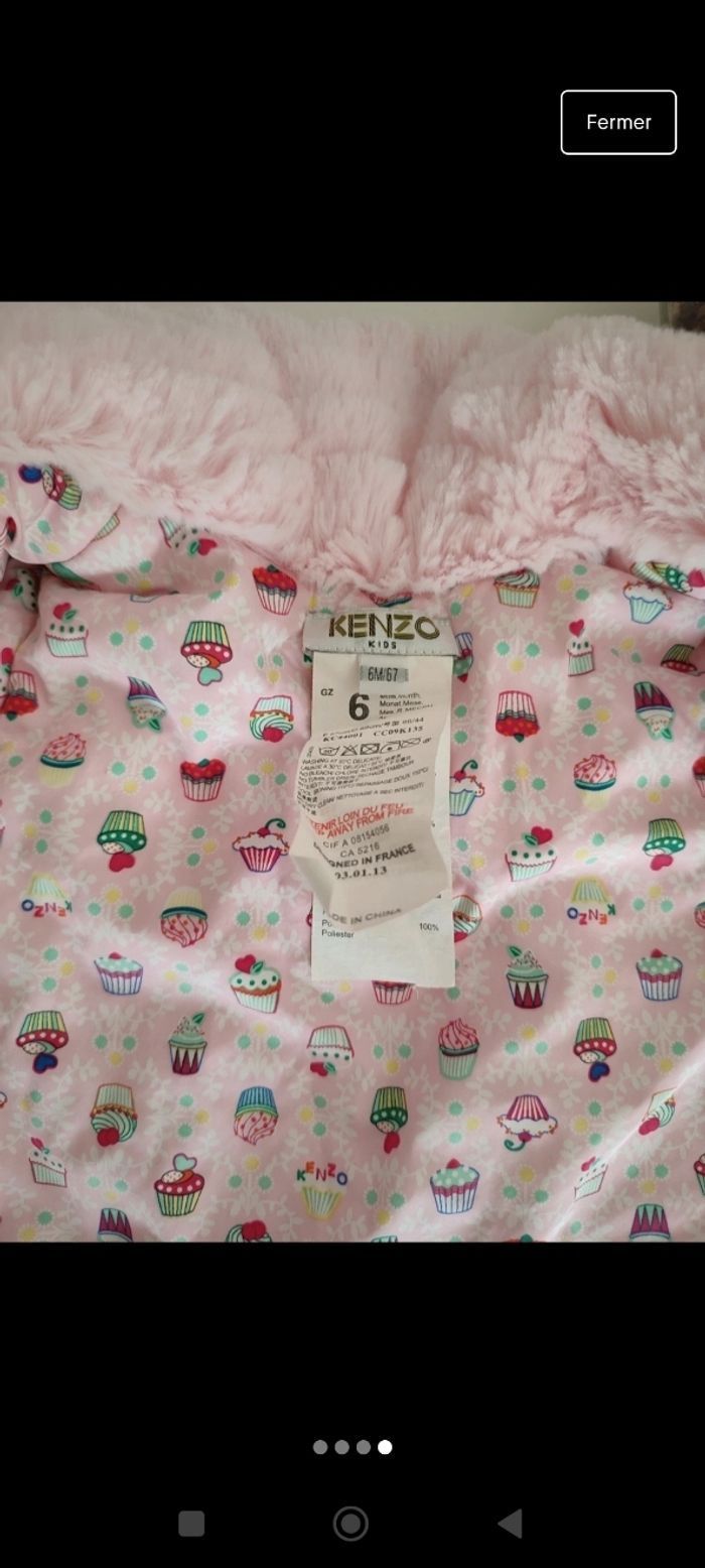 Manteau kenzo - photo numéro 4