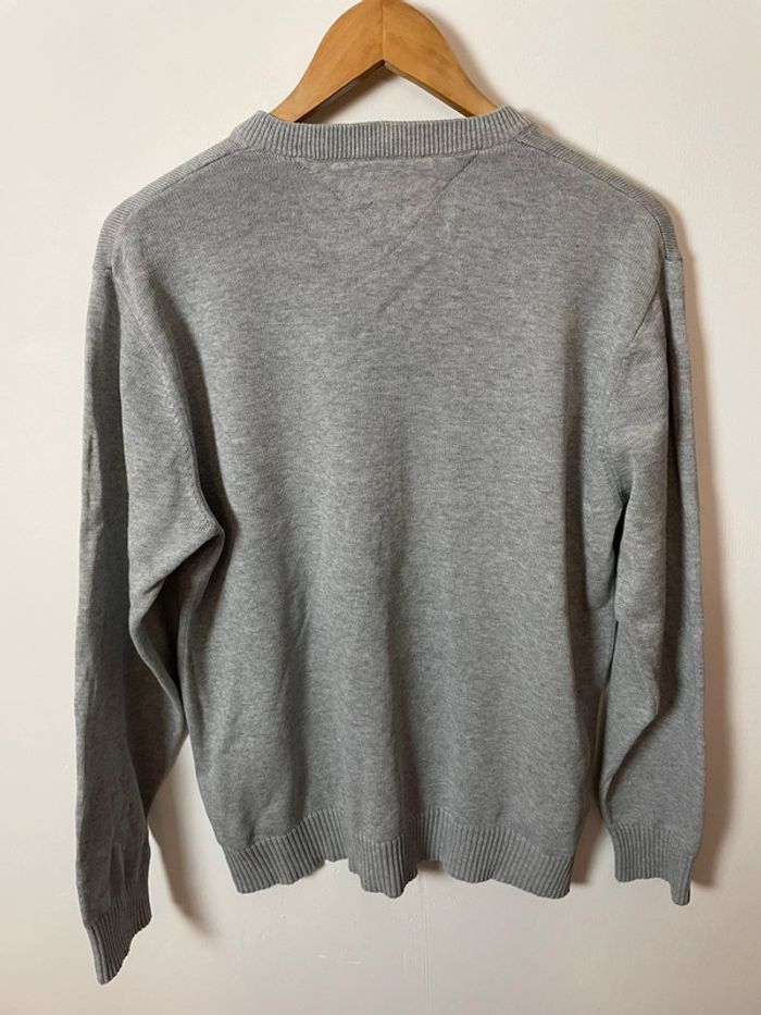 Pull Tommy Hilfiger – Homme – Taille L – Gris - photo numéro 4