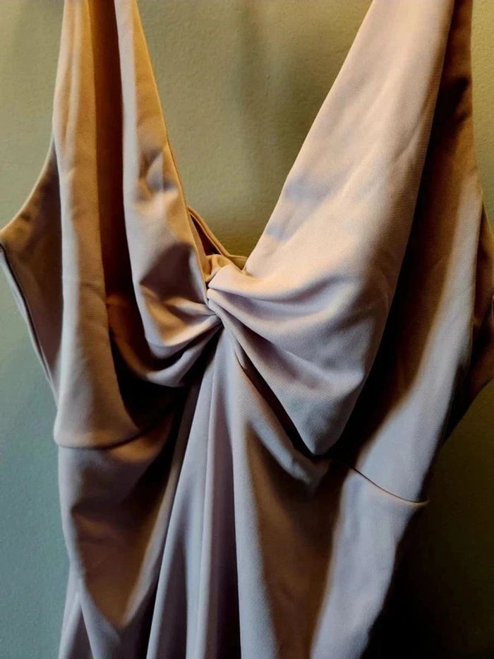 Robe longue mauve H&M - photo numéro 3
