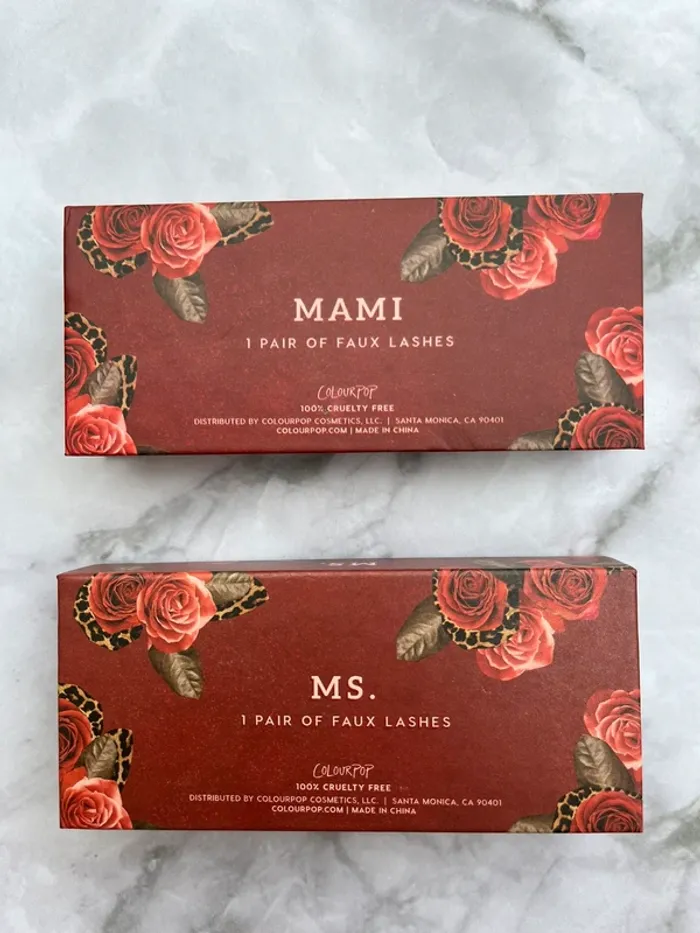 Colourpop - Lot 2 Faux cils falsies MS & MAMI - photo numéro 2