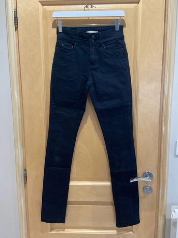 Pantalon Skinny noir camaïeu