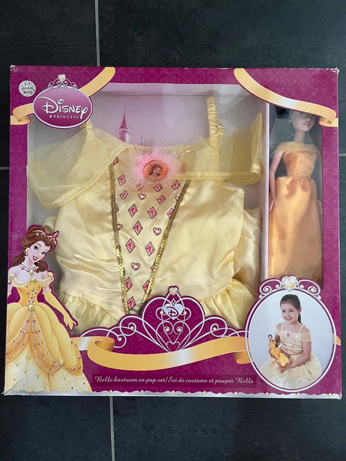Disney - robe Belle - La belle et la bête + poupée