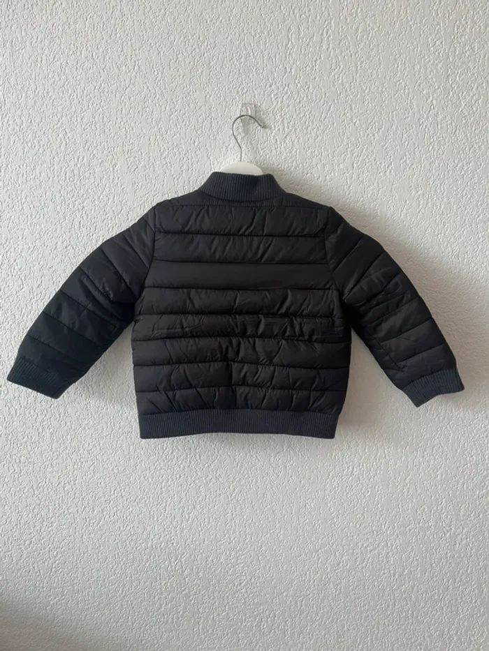 Veste matelassée noire DPAM garçon – 2 ans (92 cm) - photo numéro 2