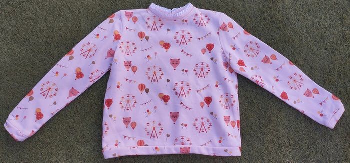 Beau sweat du chat montgolfière