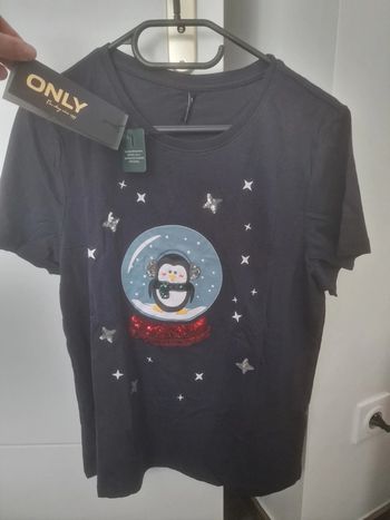 Tshirt Noël sequins