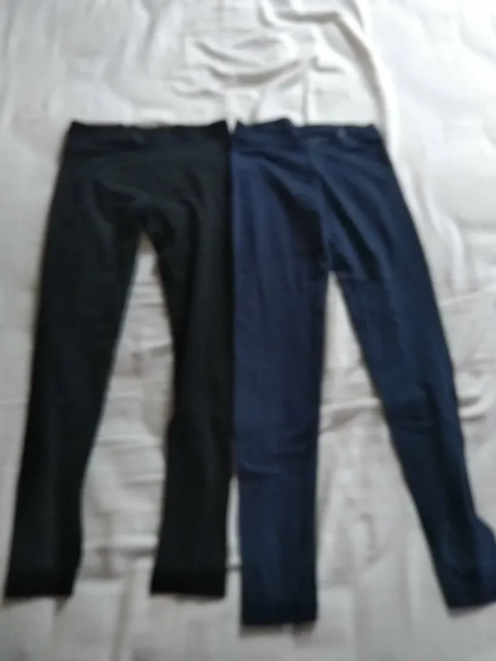 Lot de 2 Leegings Fille 10/12 Ans