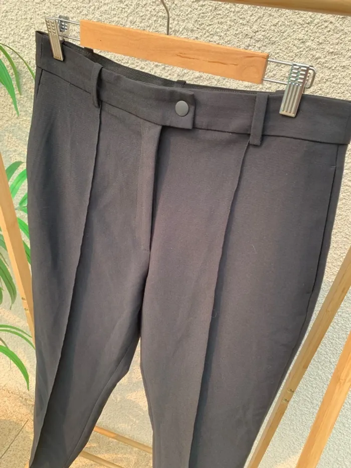 Pantalon droit h&m noir - photo numéro 3