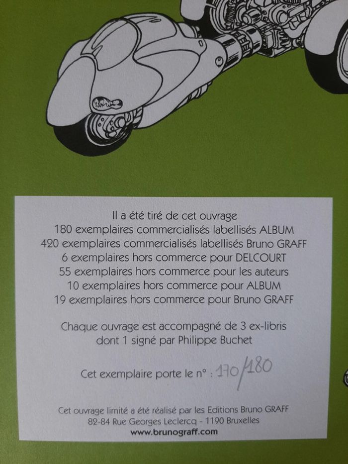 Tirage de tête Sillage T13 "Dérapage contrôlé" 180 ex. numéroté - photo numéro 8