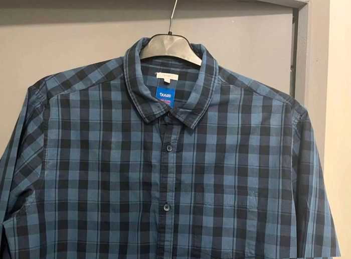 Chemise  à  carreaux homme  Jules  XL  bleu - photo numéro 2