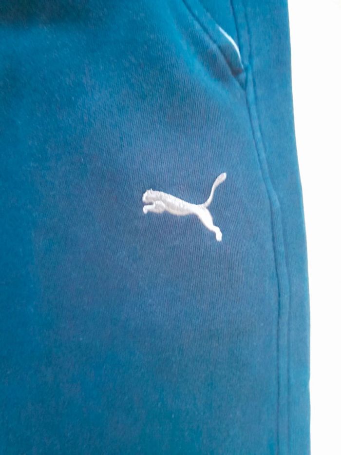 Pantalon de jogging brodé molleton Puma sport lifestyle - photo numéro 2