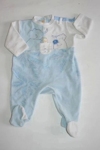 Pyjama velours Marèse 6 mois