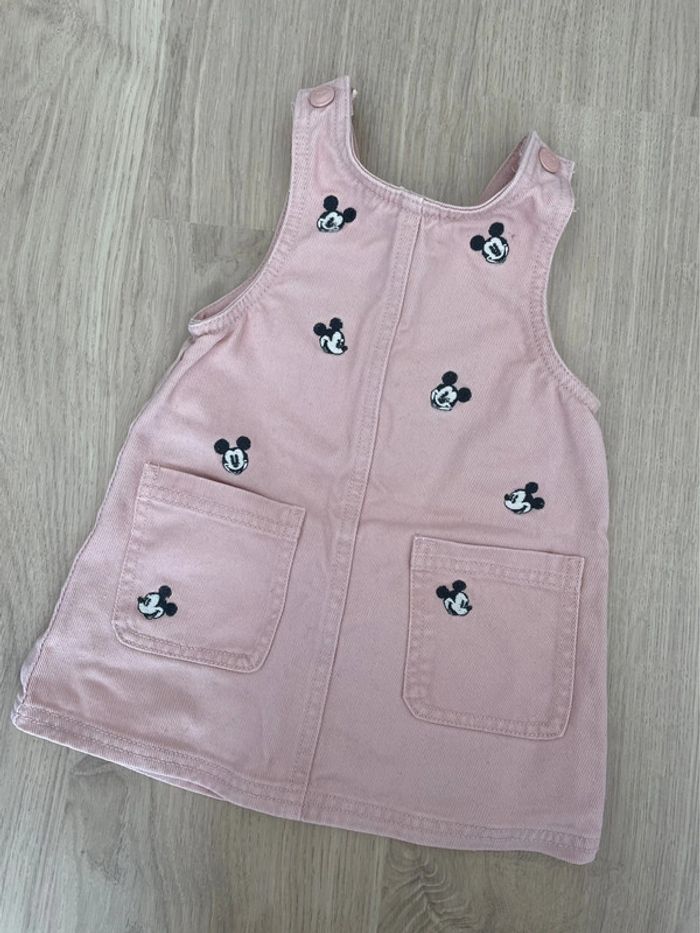 Robe en jean rose Minnie Disney fille 24 mois 2 ans