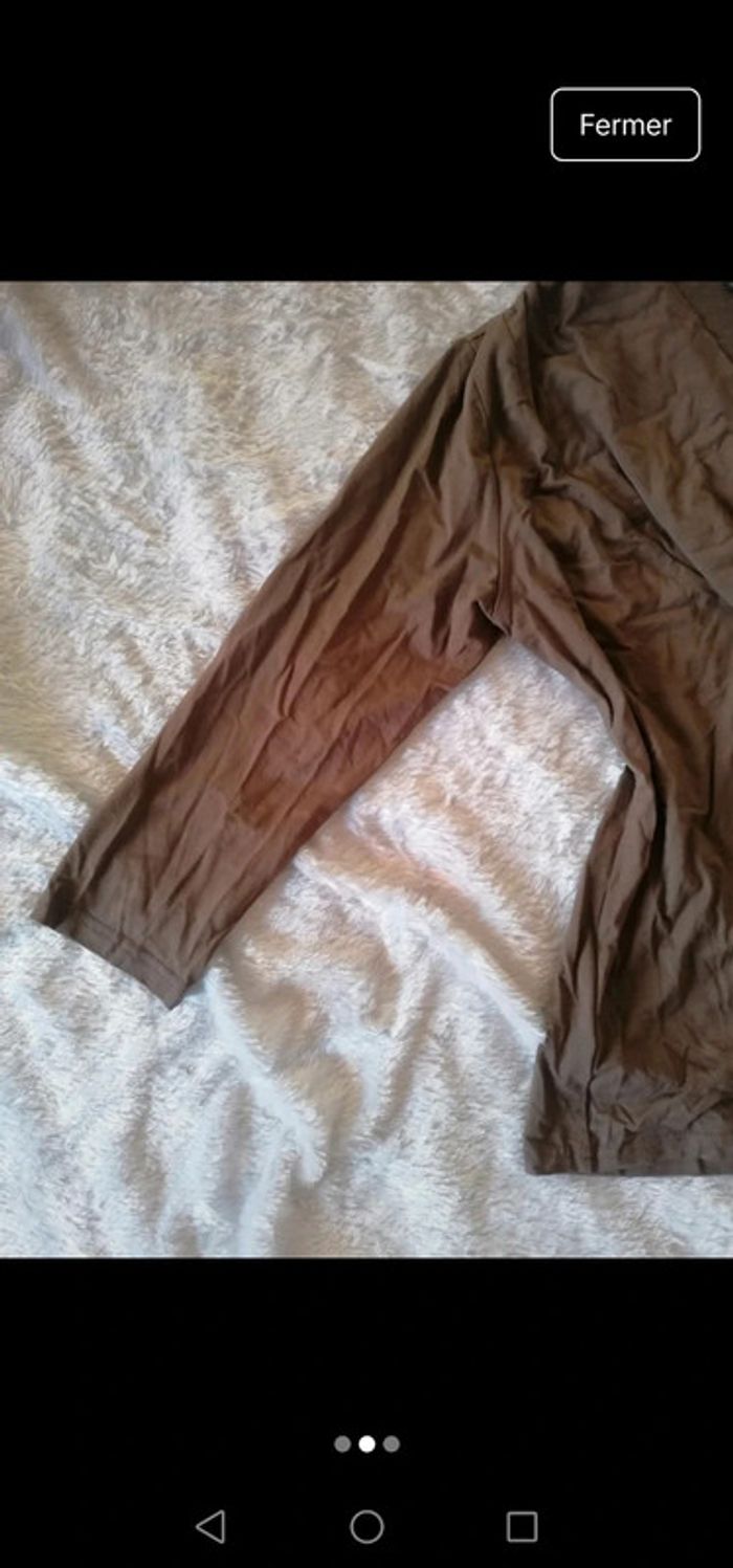 T-shirt marron Sub. R - photo numéro 2