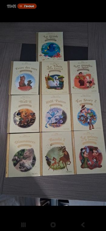 Lot 10 livres mes petits livres d'or