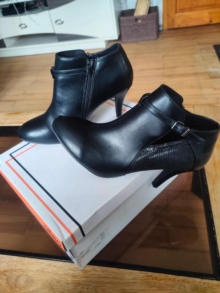 NEUF - Bottines noires 41 - photo numéro 3