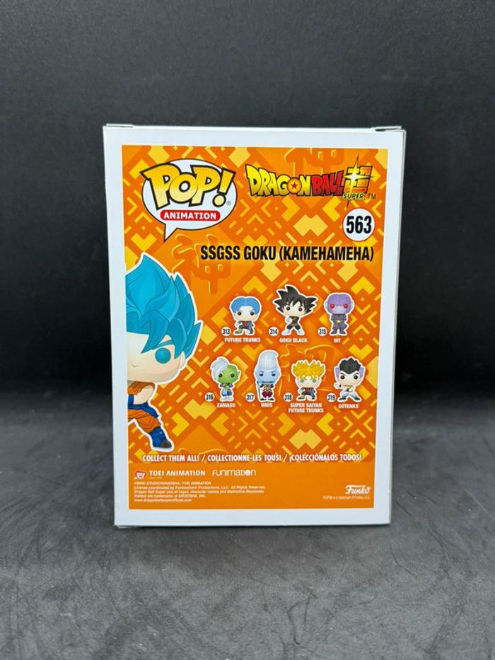Funko pop Dragon Ball Z ssgss Goku Kamehameha 563 Chalice Sticker - photo numéro 4