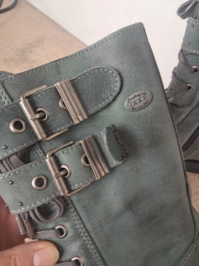 Ikks bottes mi hautes bottines P.37 - photo numéro 3