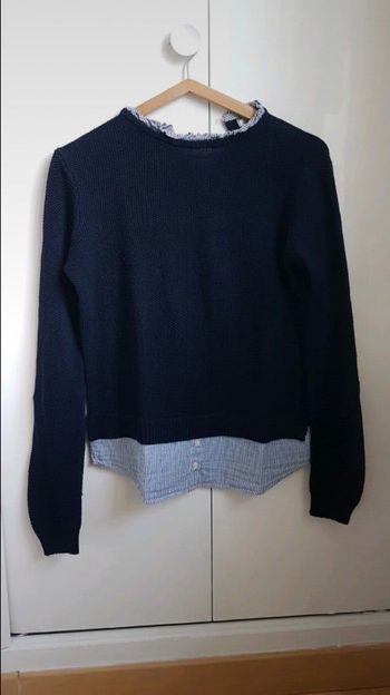 Pull bleu marine femme